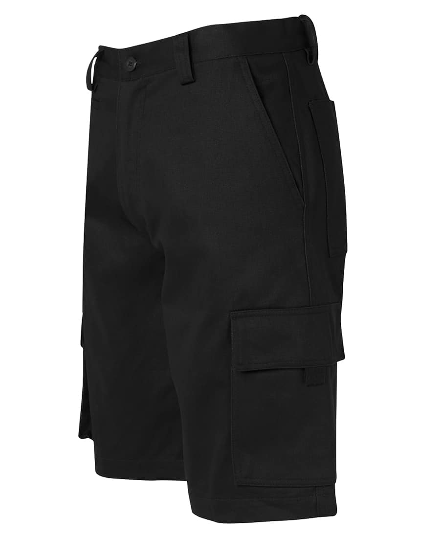 6NMS JB’s Standard weight Cotton Drill Cargo Shorts Black