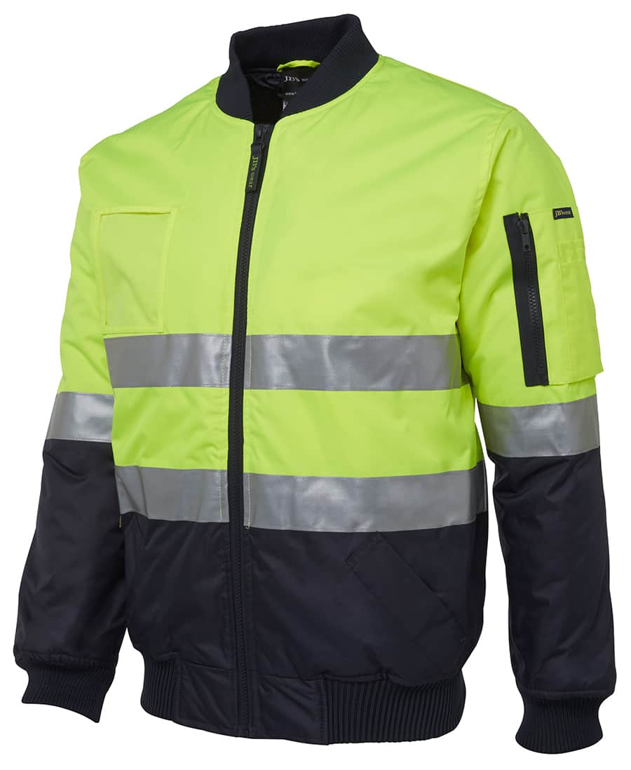 6DNFJ JB’s Hi Vis Day or Night Taped Flying Jacket Yellow